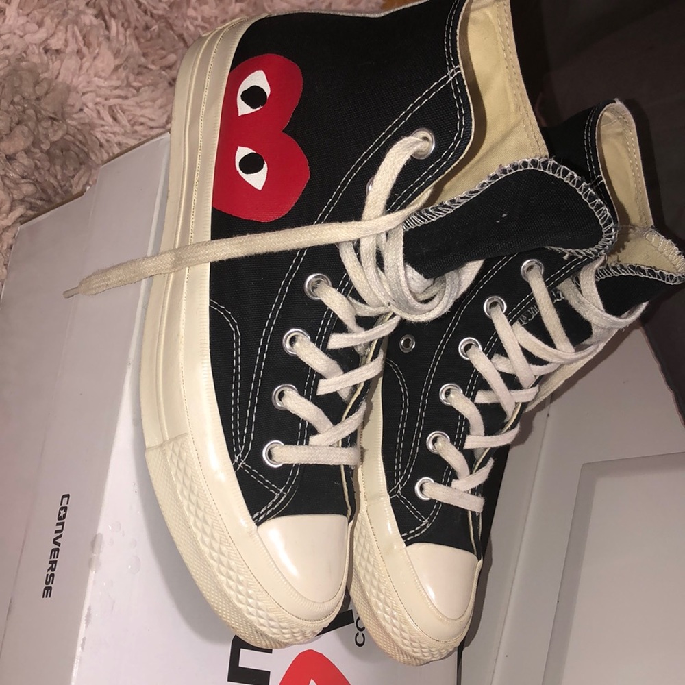 Comme does garçons play high hidden black